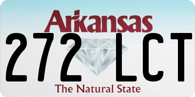 AR license plate 272LCT