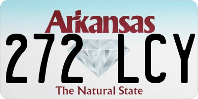 AR license plate 272LCY