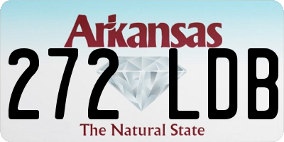 AR license plate 272LDB