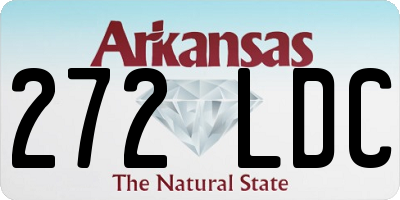 AR license plate 272LDC