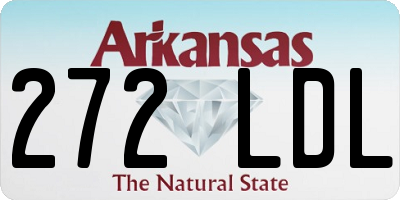 AR license plate 272LDL