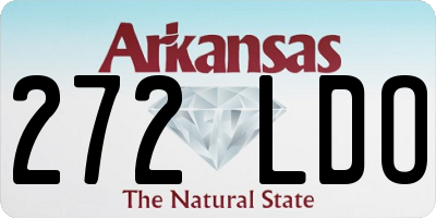 AR license plate 272LDO