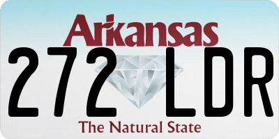 AR license plate 272LDR