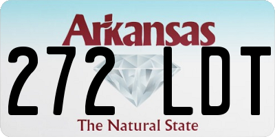 AR license plate 272LDT