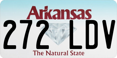 AR license plate 272LDV