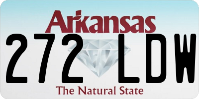 AR license plate 272LDW
