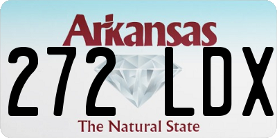 AR license plate 272LDX