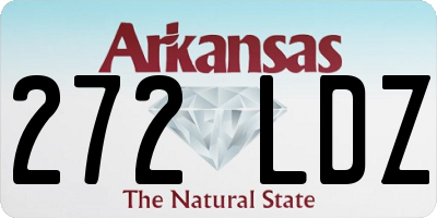 AR license plate 272LDZ