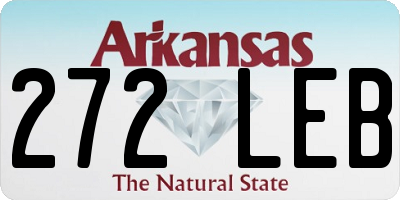 AR license plate 272LEB