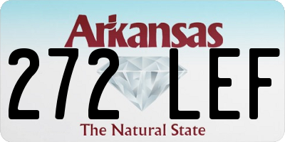 AR license plate 272LEF