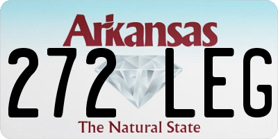 AR license plate 272LEG
