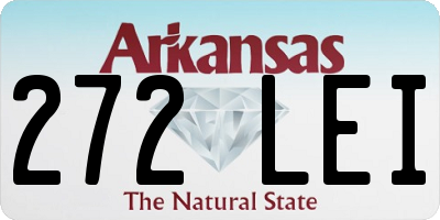 AR license plate 272LEI