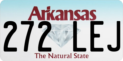 AR license plate 272LEJ