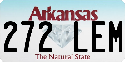 AR license plate 272LEM