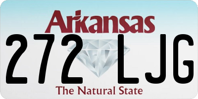 AR license plate 272LJG