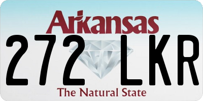 AR license plate 272LKR