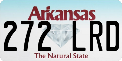 AR license plate 272LRD