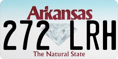 AR license plate 272LRH