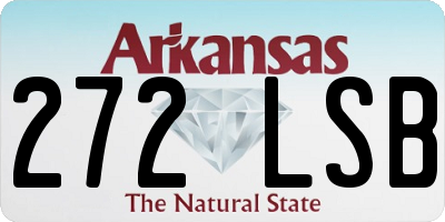 AR license plate 272LSB