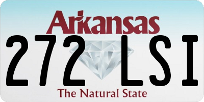 AR license plate 272LSI