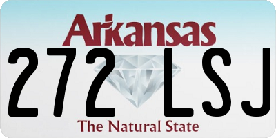 AR license plate 272LSJ