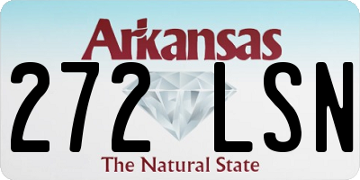 AR license plate 272LSN