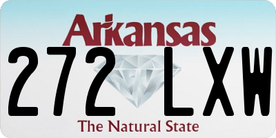 AR license plate 272LXW