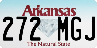 AR license plate 272MGJ