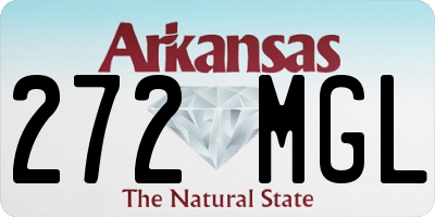 AR license plate 272MGL