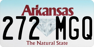 AR license plate 272MGQ