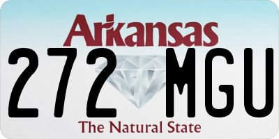 AR license plate 272MGU