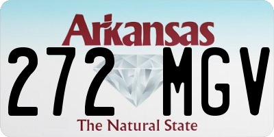 AR license plate 272MGV
