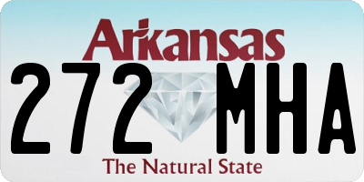 AR license plate 272MHA