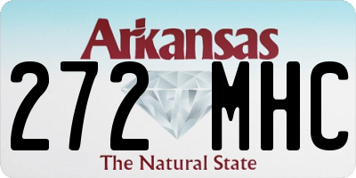 AR license plate 272MHC