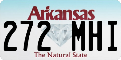 AR license plate 272MHI