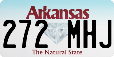 AR license plate 272MHJ