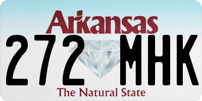 AR license plate 272MHK