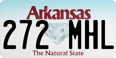 AR license plate 272MHL