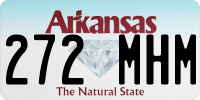 AR license plate 272MHM