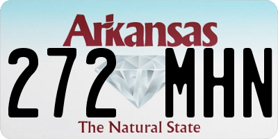 AR license plate 272MHN