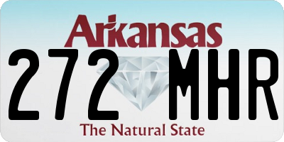 AR license plate 272MHR
