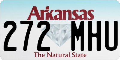 AR license plate 272MHU
