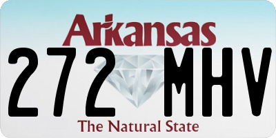 AR license plate 272MHV