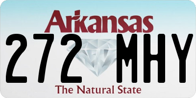 AR license plate 272MHY