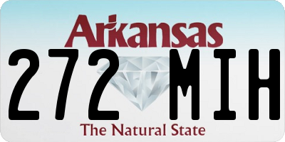 AR license plate 272MIH