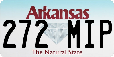 AR license plate 272MIP
