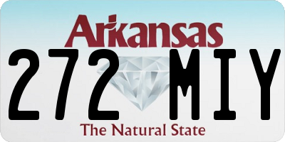 AR license plate 272MIY