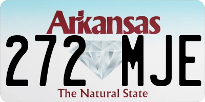 AR license plate 272MJE