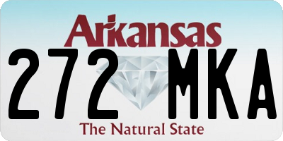 AR license plate 272MKA