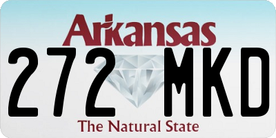 AR license plate 272MKD